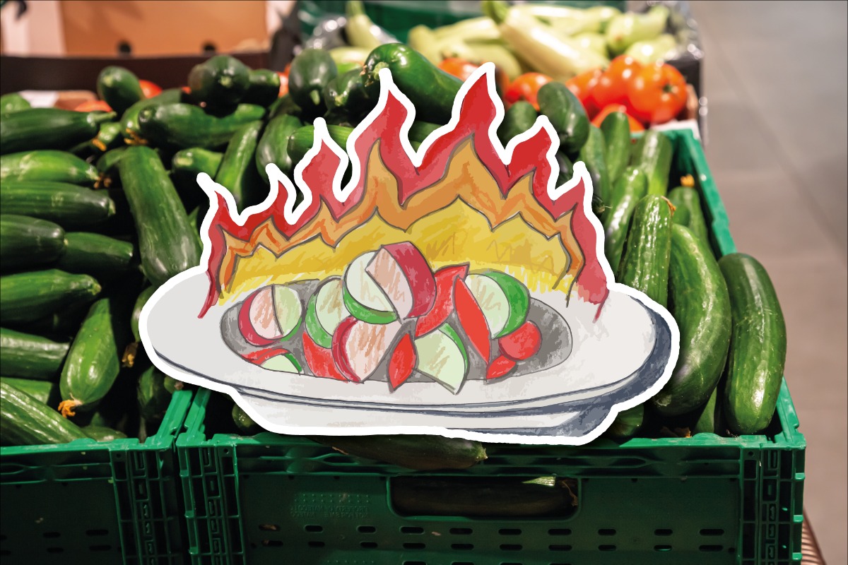 Il y a le feu à la ratatouille 